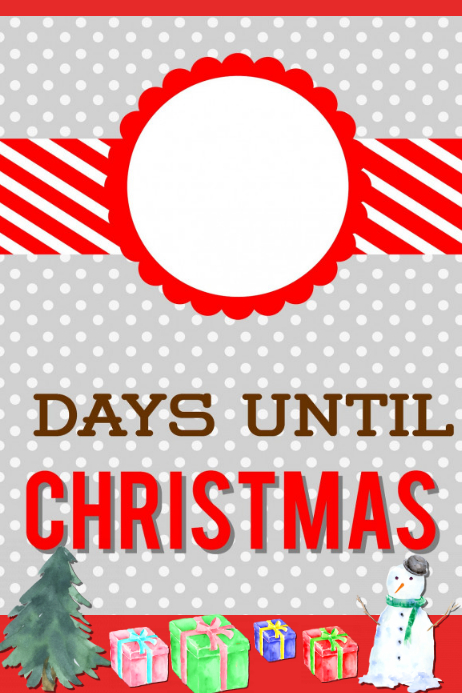 Countdown Christmas Template  PosterMyWall