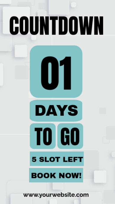 Countdown Days Left Template | PosterMyWall