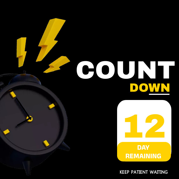 Plantilla de Countdown design flyer | PosterMyWall