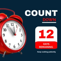 Countdown โพสต์บน Instagram template