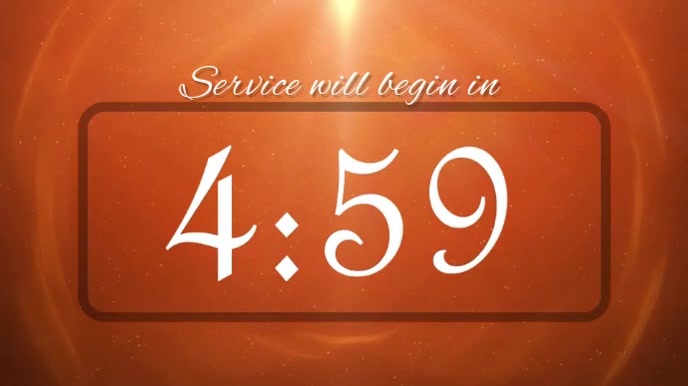 countdown Digital Display (16:9) template