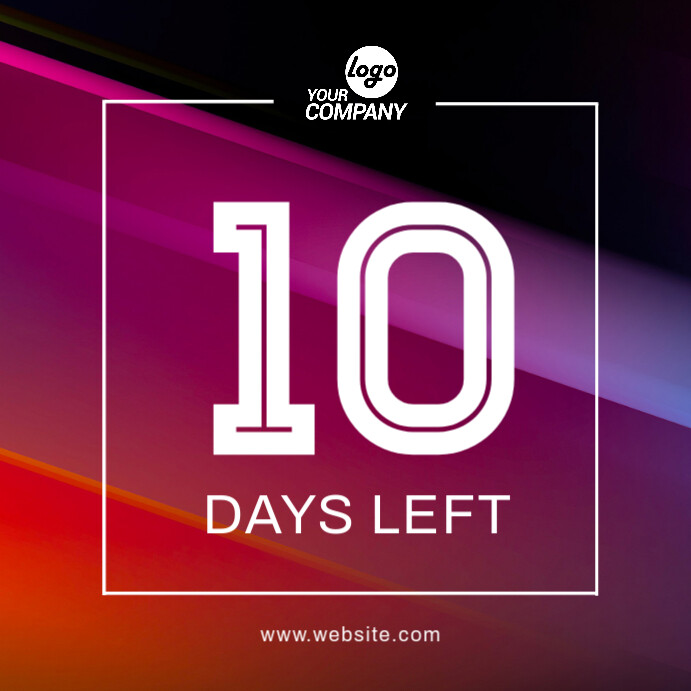 Countdown Design Template | PosterMyWall