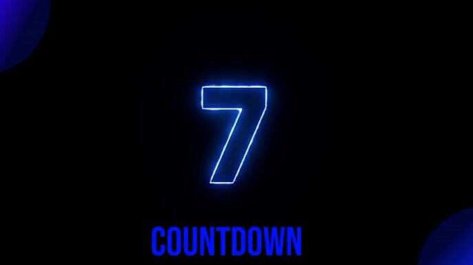 Countdown Display Small COUNTDOWN Template | PosterMyWall