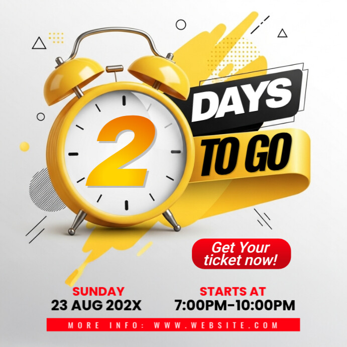 Copy of Countdown Poster Template | PosterMyWall