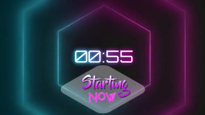 Starting Now Timer Countdown Starting now Template | PosterMyWall