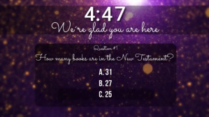countdown timer trivia 数字显示屏 (16:9) template