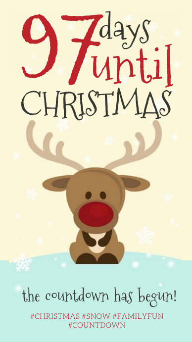 countdown to christmas design template Instagram Story