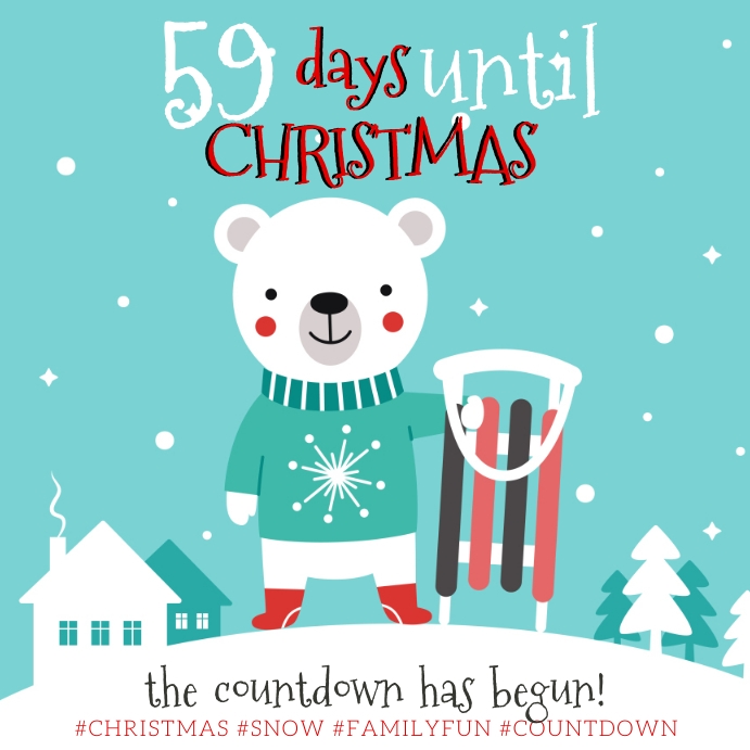 Copy of countdown to christmas design template | PosterMyWall
