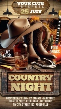 Country Club Display template
