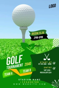 Country Club Template Pinterest Graphic