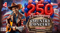 Country Concert Digital Display Video template