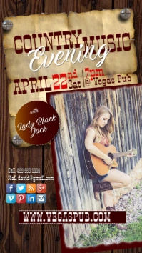 Country insta story1 História do Instagram template