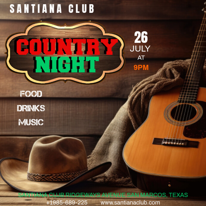 Copy of Country Music Ad | PosterMyWall
