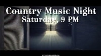 COUNTRY MUSIC Digital Display (16:9) template