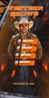 Country Music Schedule Oprolbanier 3'×6' template