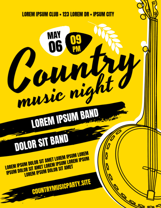 Awsome Qr Code Design 502+ Free Country Music Poster Templates | PosterMyWall