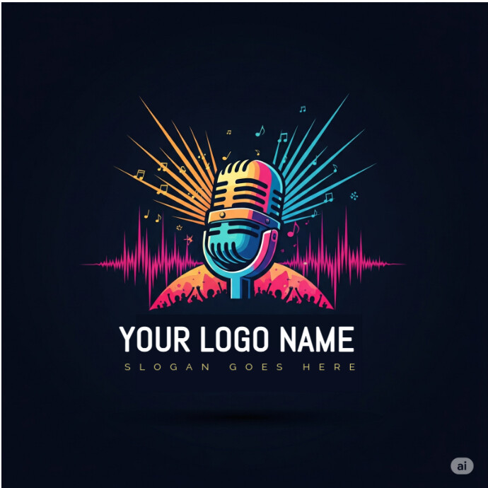 COUNTRY MUSIC FESTIVAL BRAND LOGO | FOLK & RUSTIC COUNTRY MUSIC CONCERT BAND LOGO | CONCERT MUSIC template
