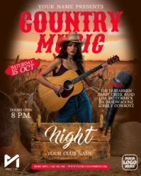 Country Music Instagram Portrait template