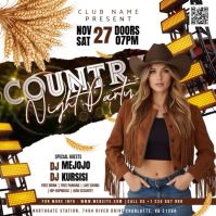 Country Night Ads Square (1:1) template
