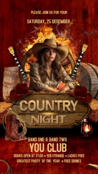 Country Night Instagram Story template