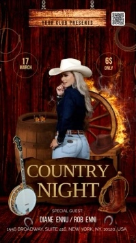 Country Night Instagram Story template