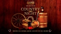 Country Night Digitalt display (16:9) template