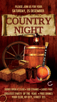 Country Night Instagram Story template
