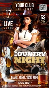 Country Night Instagram Story template