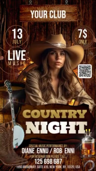 Country Night Instagram Story template