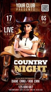 Country Night Instagram Story template