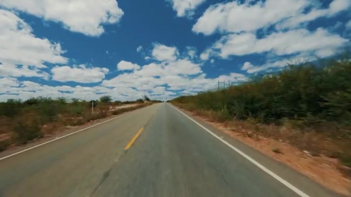 Country Road Travel Zoom Background Video Presentación (16:9) template