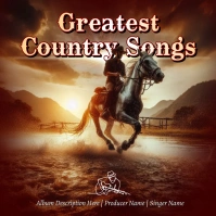 Country Songs Collection Album Okładka albumu template