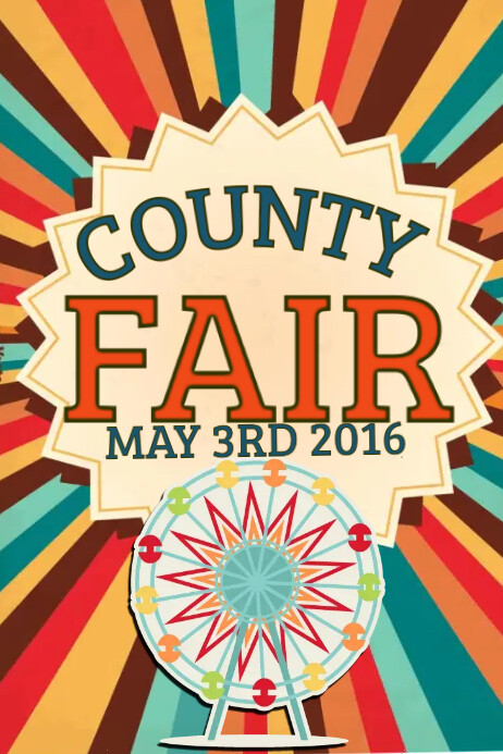 Fair Poster Examples County Fair Template | PosterMyWall
