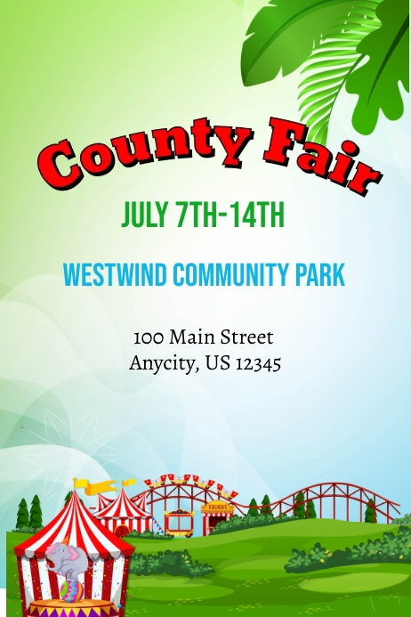 County Fair Paper County Fair Template | PosterMyWall