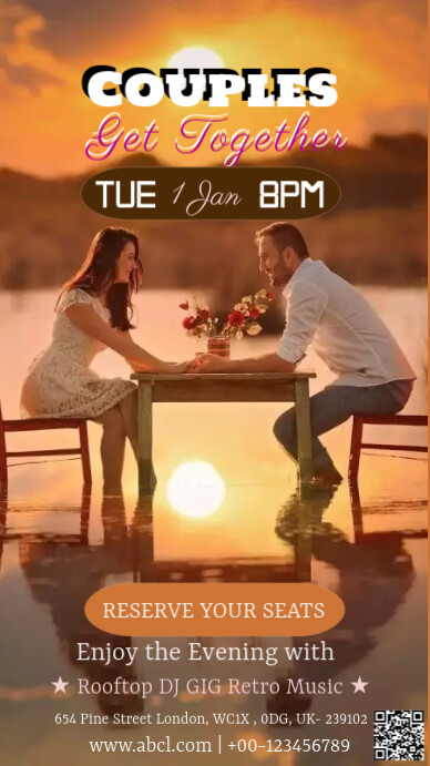 Couple Date Template PosterMyWall