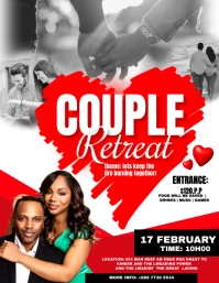 couple retreat Flyer (US Letter) template