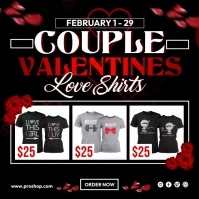 Couple Shirt Layout Iphosti le-Instagram template