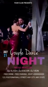 Couples Dance Night Instagram Reel template