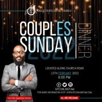 couples dinner Message Instagram template