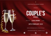 couples dinner A3 template