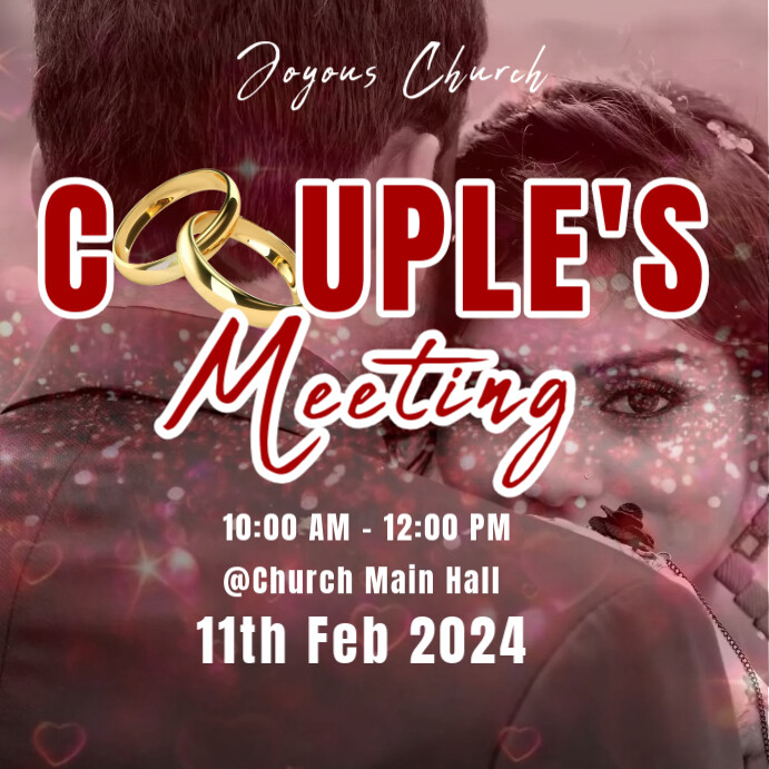 couples meeting Template | PosterMyWall