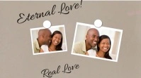 Couples photo collage anime Digital Display (16:9) template
