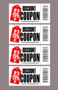 Coupon Best Design Tabloid template