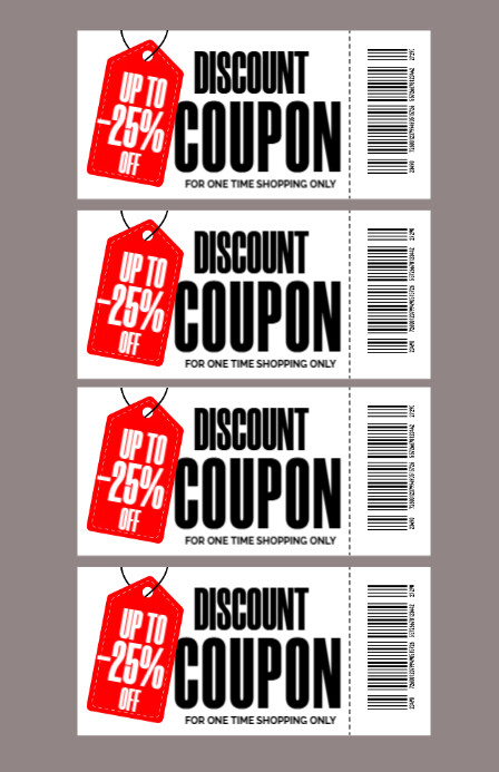 Event Coupon. Example Coupon Best Design Template | PosterMyWall