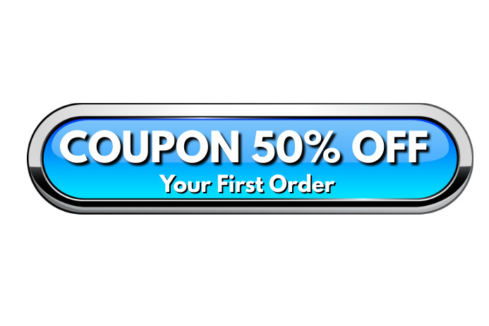 Coupon Button 50 OFF Template PosterMyWall