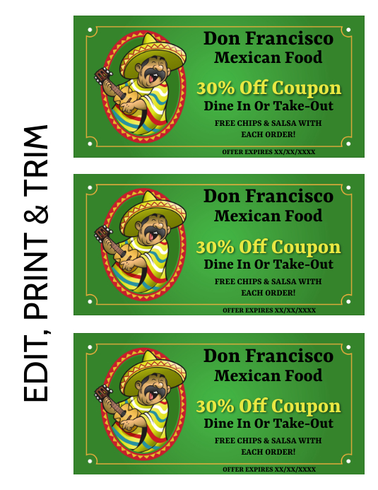 COUPON Template PosterMyWall