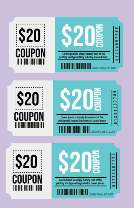 Coupon Voucher Template PosterMyWall