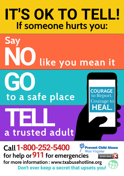 Courage to report, Courage to heal Template | PosterMyWall