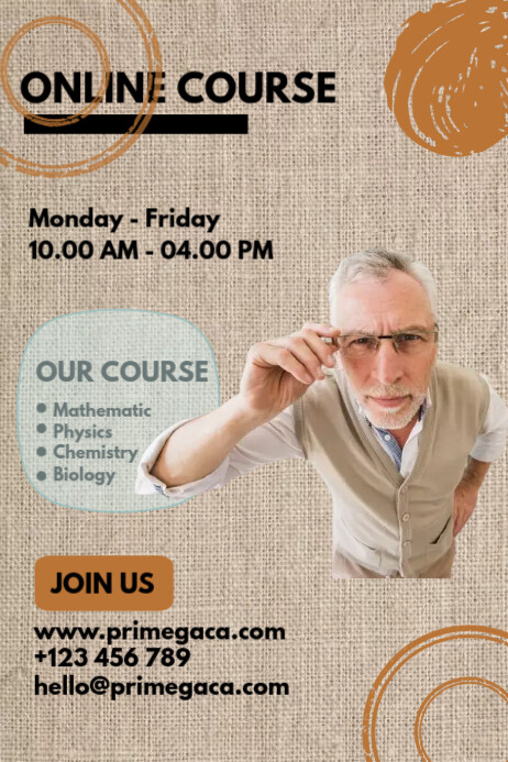 Course Template PosterMyWall Course Template PosterMyWall