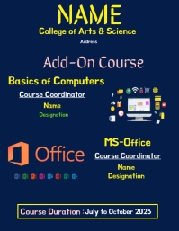 Course Invitation Template | PosterMyWall